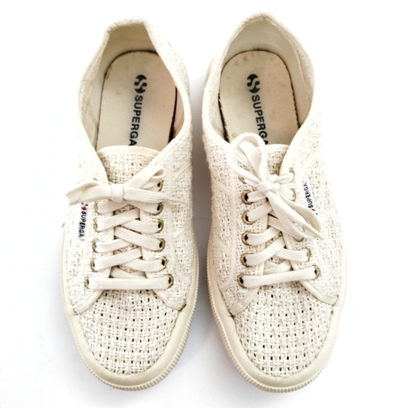 Superga Cotu Crochet Sneakers Size 9.5, 41 - Picture 3 of 8